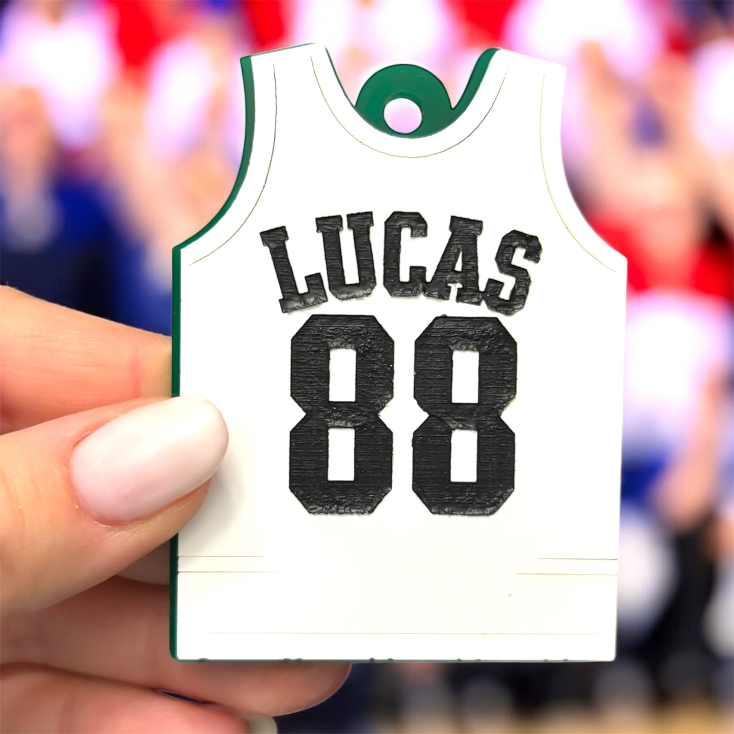 Basketball Jersey Bag Tag