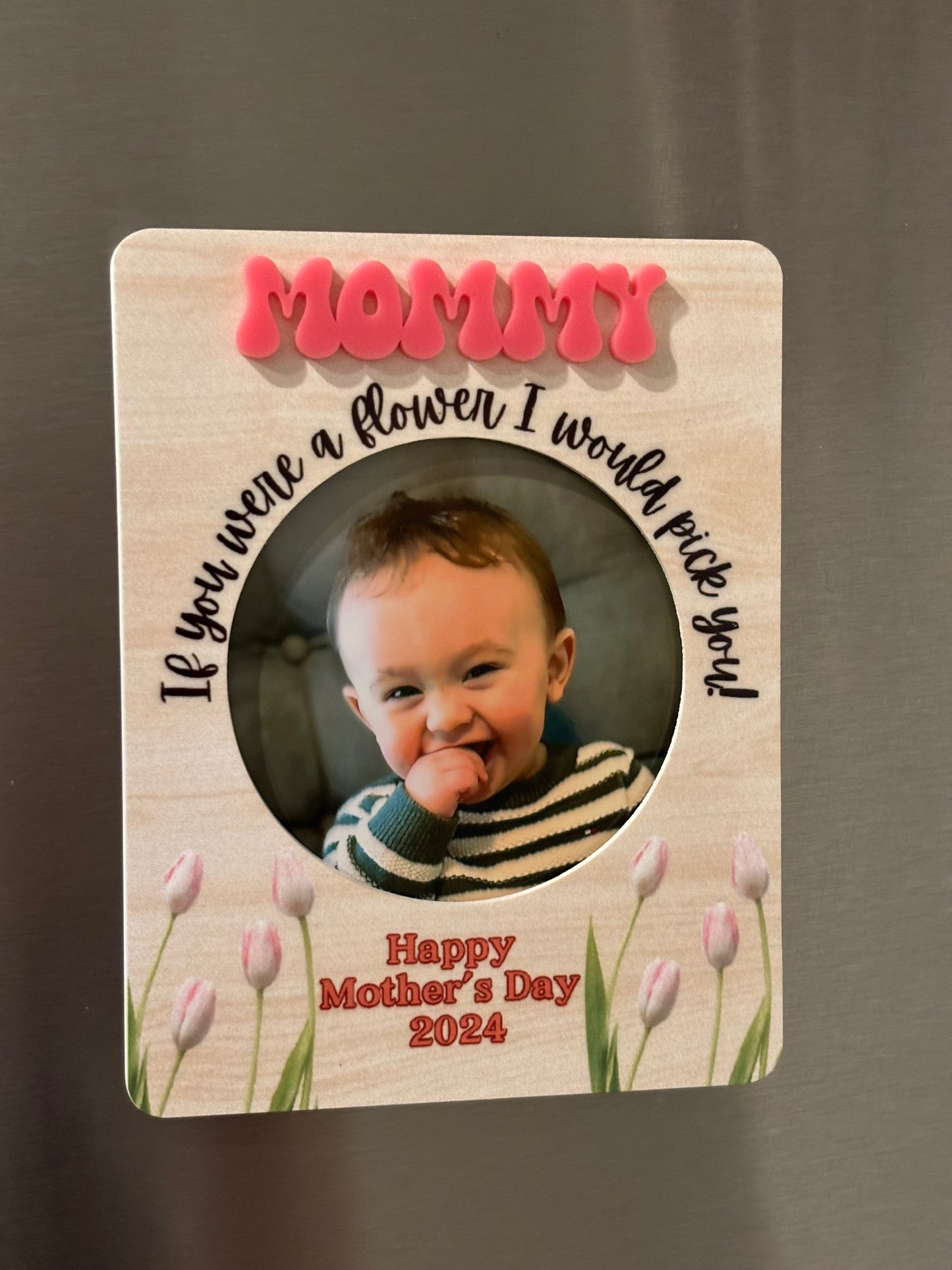 Mother's Day Fridge Magnet Photo Frame
