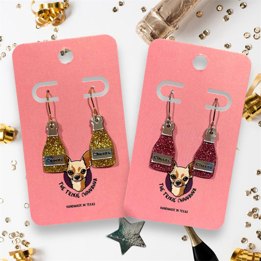 Cheers Champagne Earrings