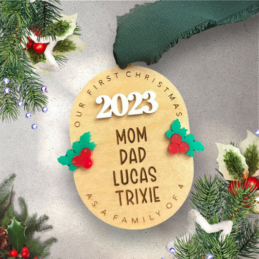 Family Christmas Ornament