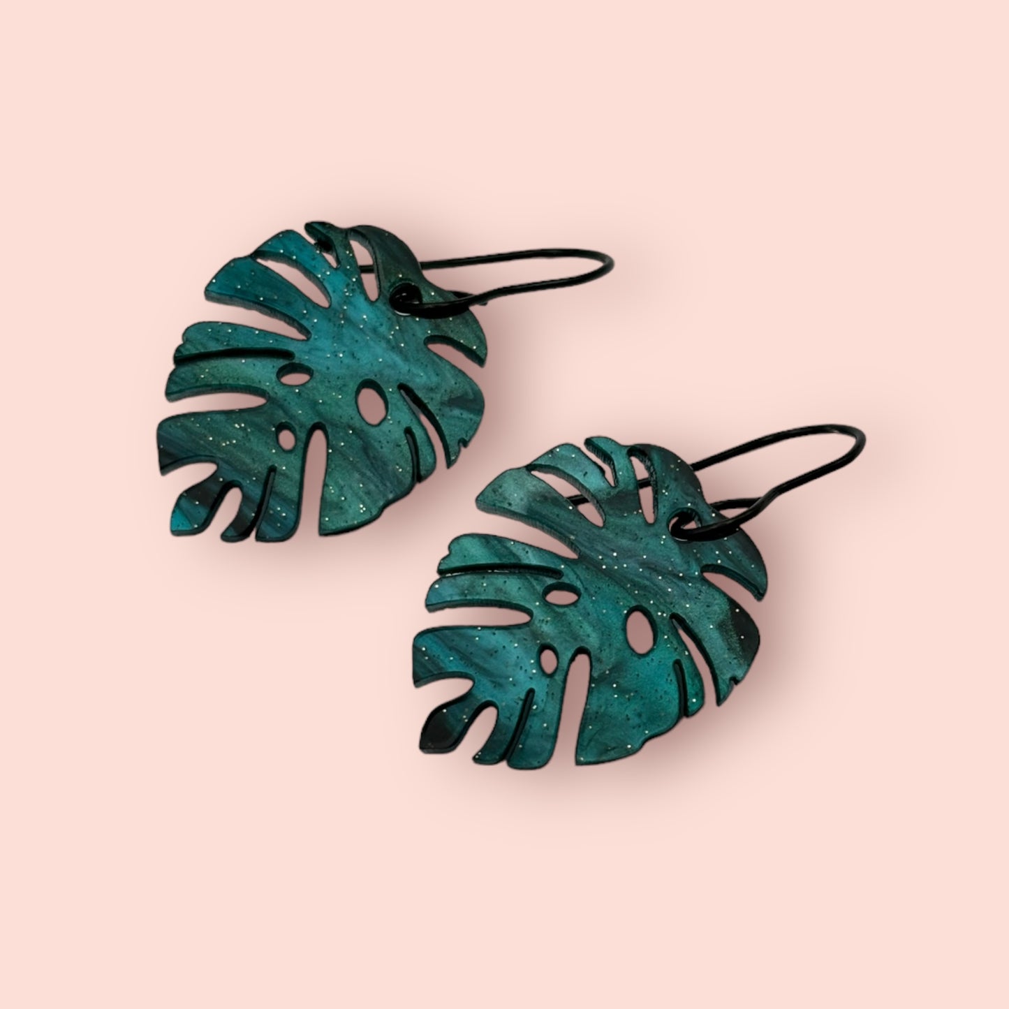 Monstera Earring