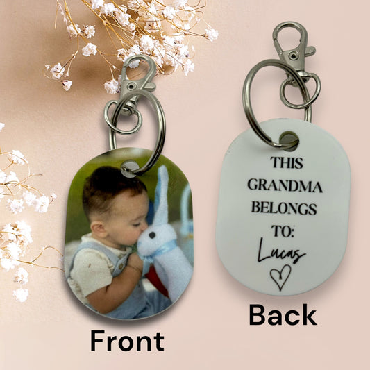 Grandparent Keychain Keepsake