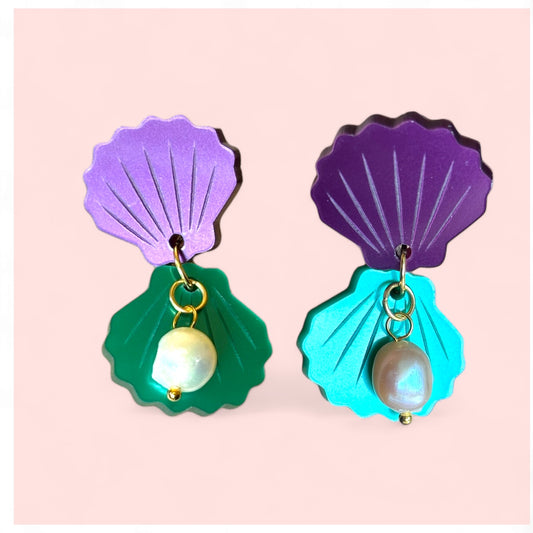 Mermaid Shell Earrings